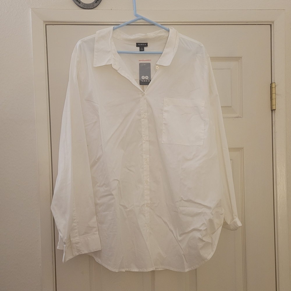 White Button-Up Shirt